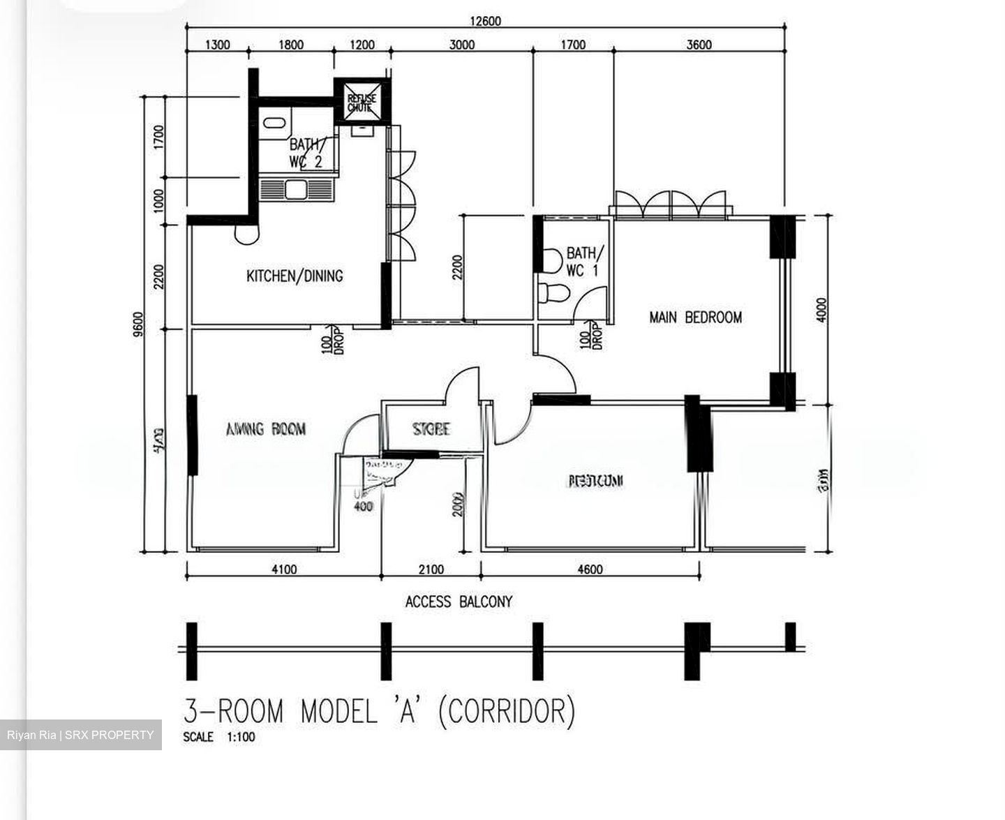 Blk 107 Catholic Welfare Centre Building (Kallang/Whampoa), HDB 3 Rooms #586122951
